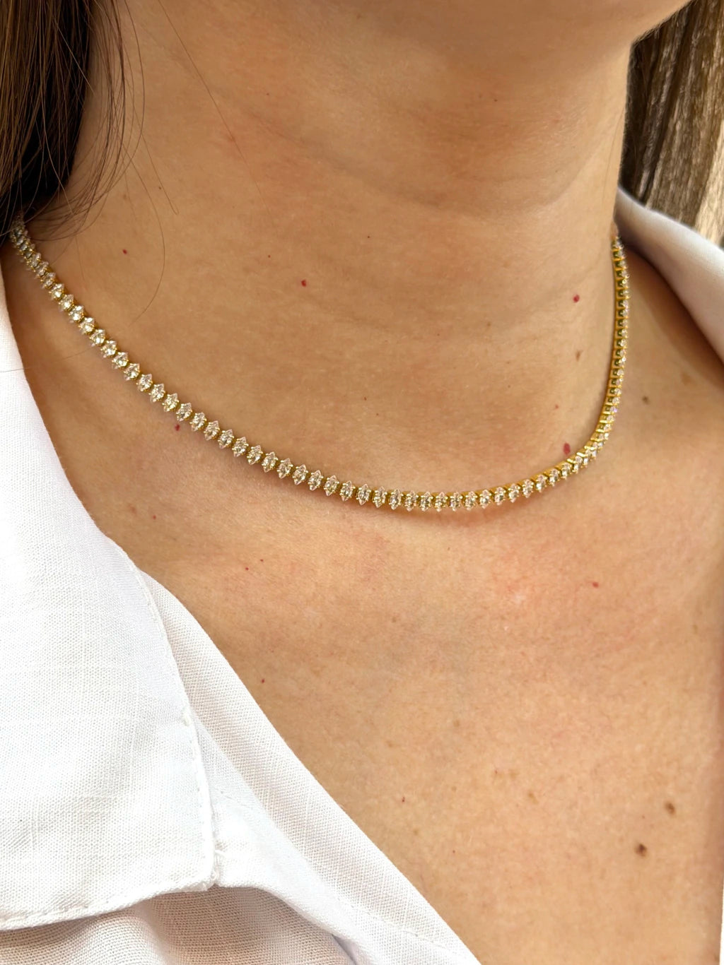 Colar Riviera 35cm+ 5cm
