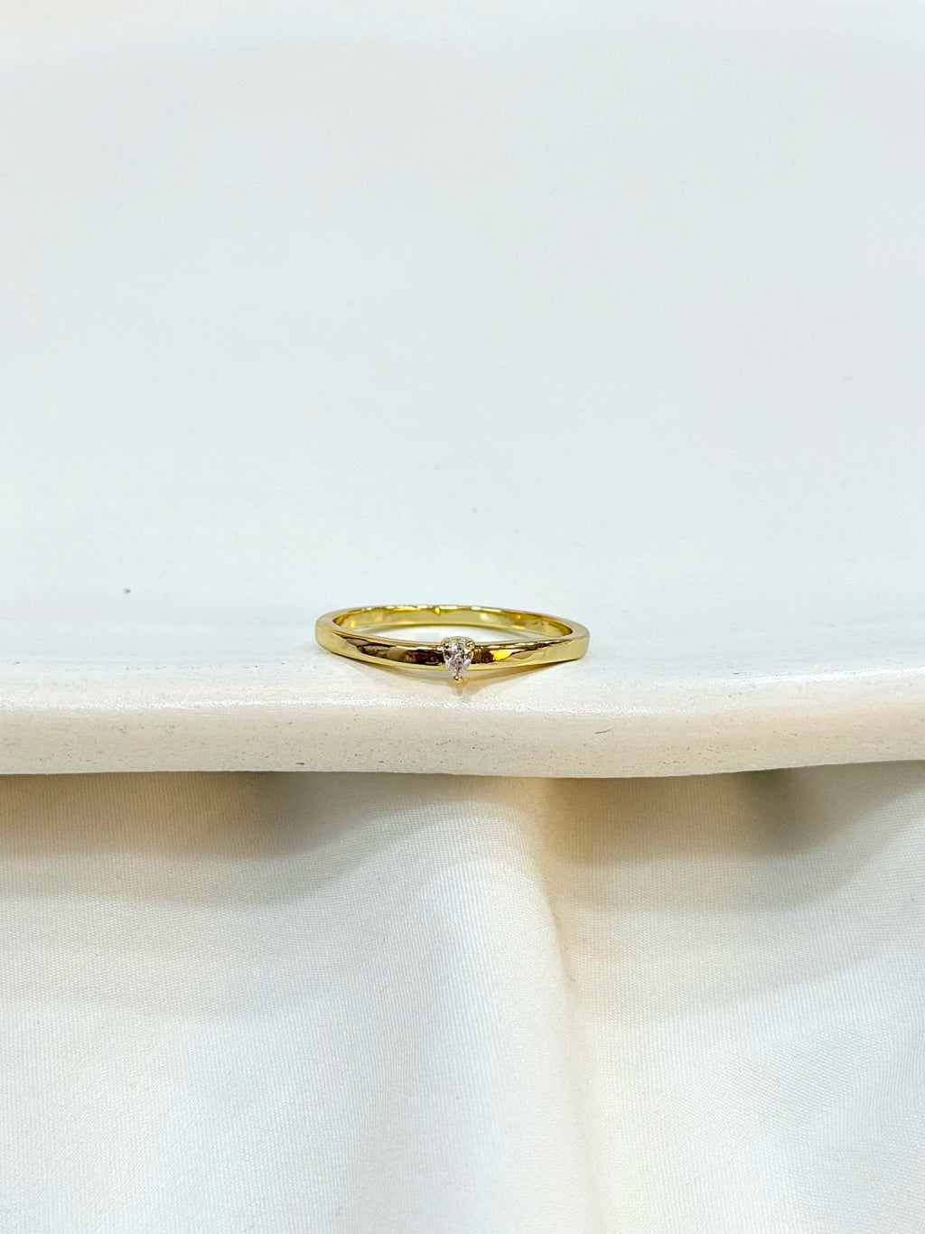 Anel aparador cravejado