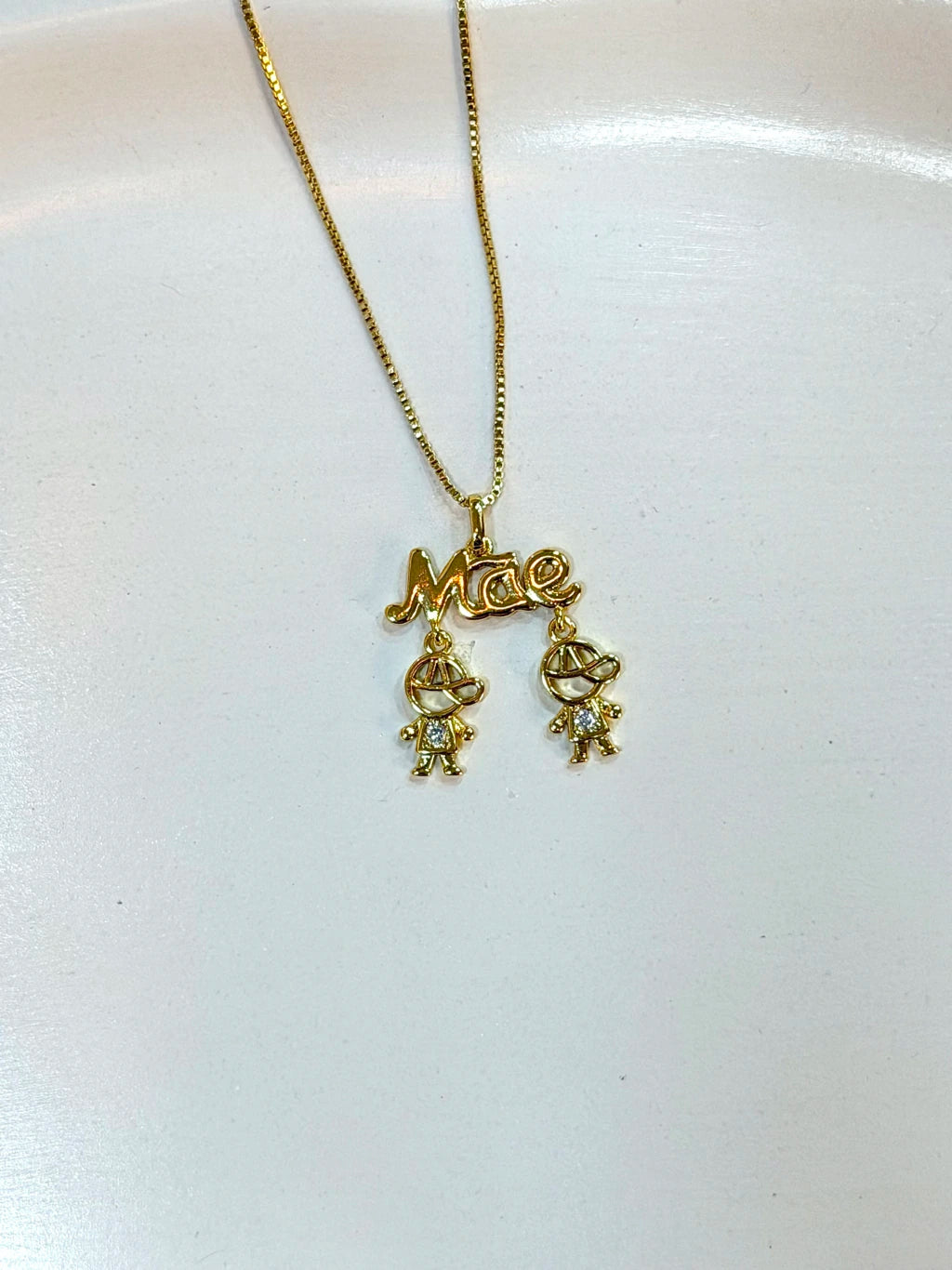 Colar mãe dois meninos