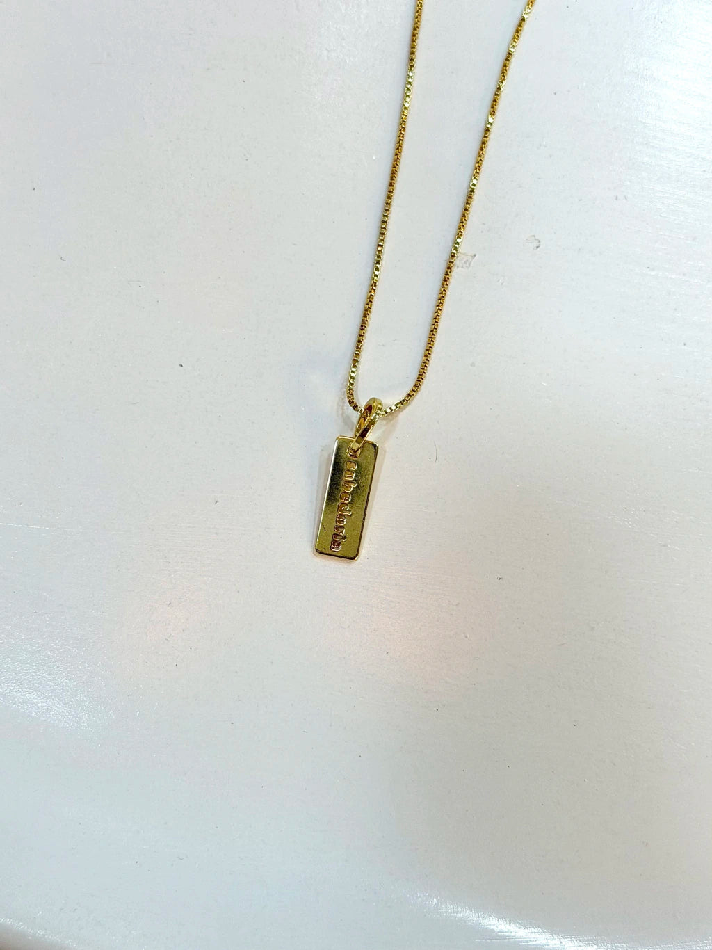 Colar “Sabedoria” 15X6MM