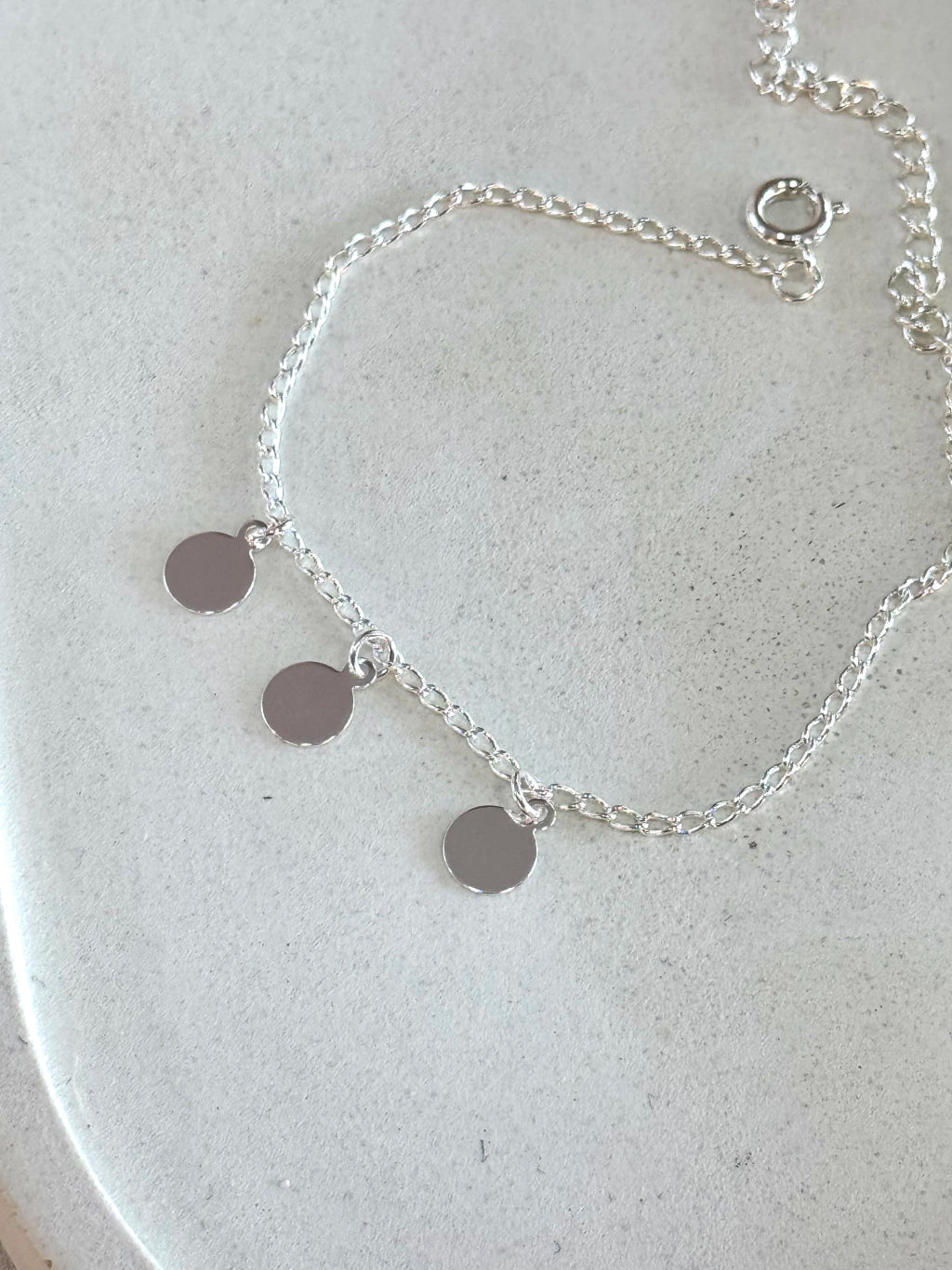 Pulseira três medalhas infantil