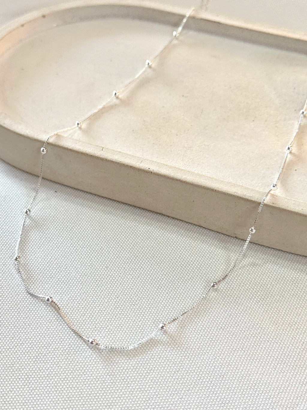 Colar veneziana bolinhas 40cm