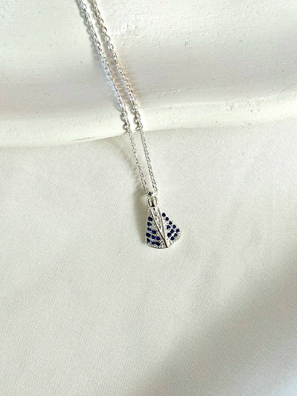 Colar Nossa Senhora Aparecida azul