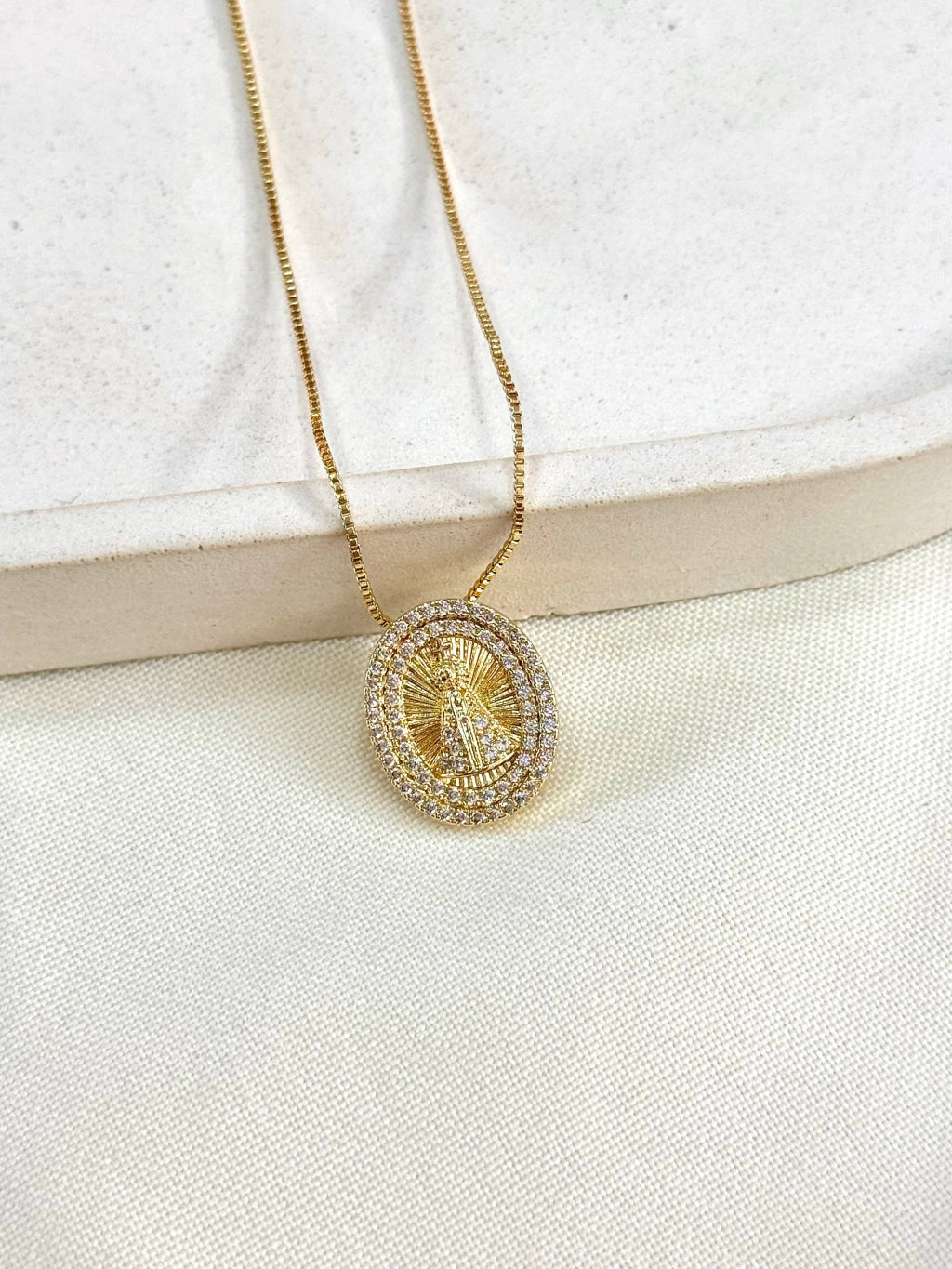 Colar redondo Nossa Senha Aparecida