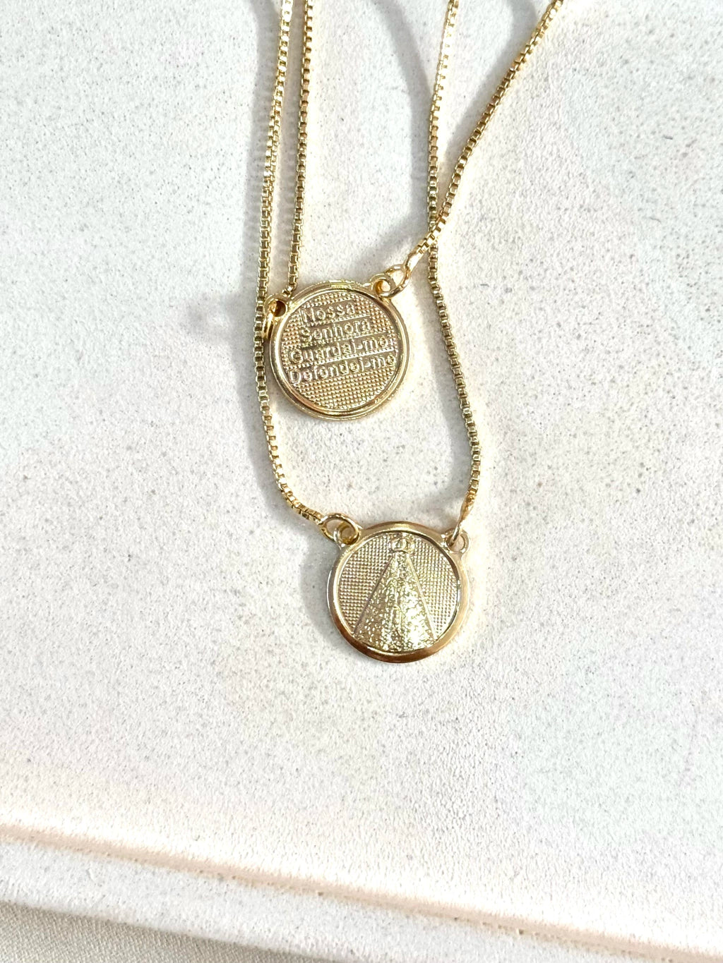 Escapulário Nossa Senhora Aparecida veneziana 60cm
