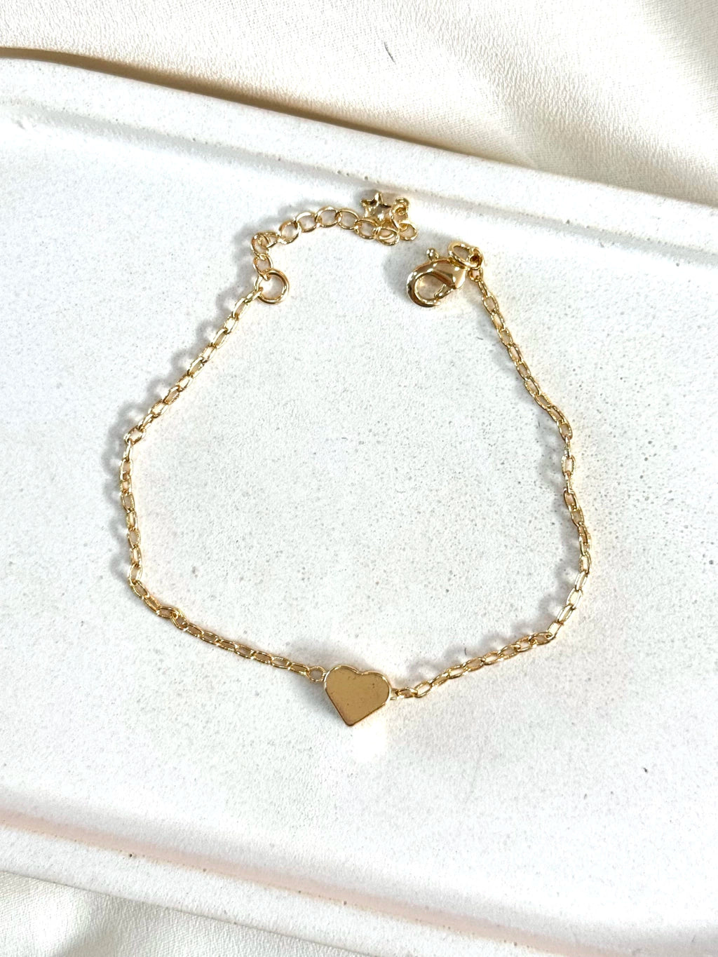 Pulseira Cadeadinho com coração 8 mm