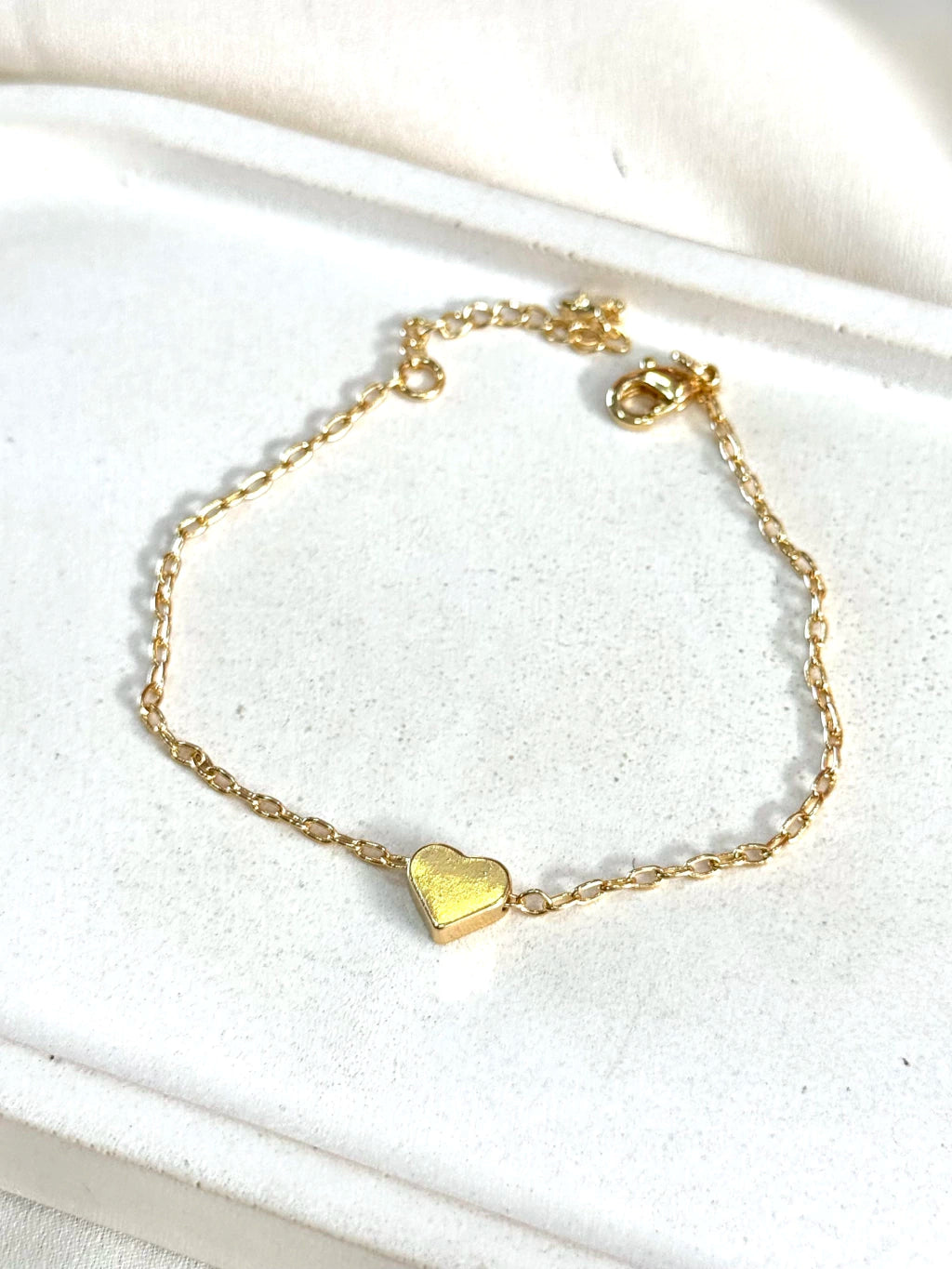 Pulseira Cadeadinho com coração 8 mm