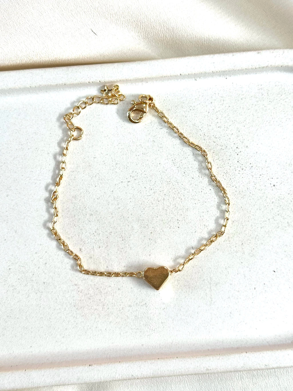 Pulseira Cadeadinho com coração 8 mm