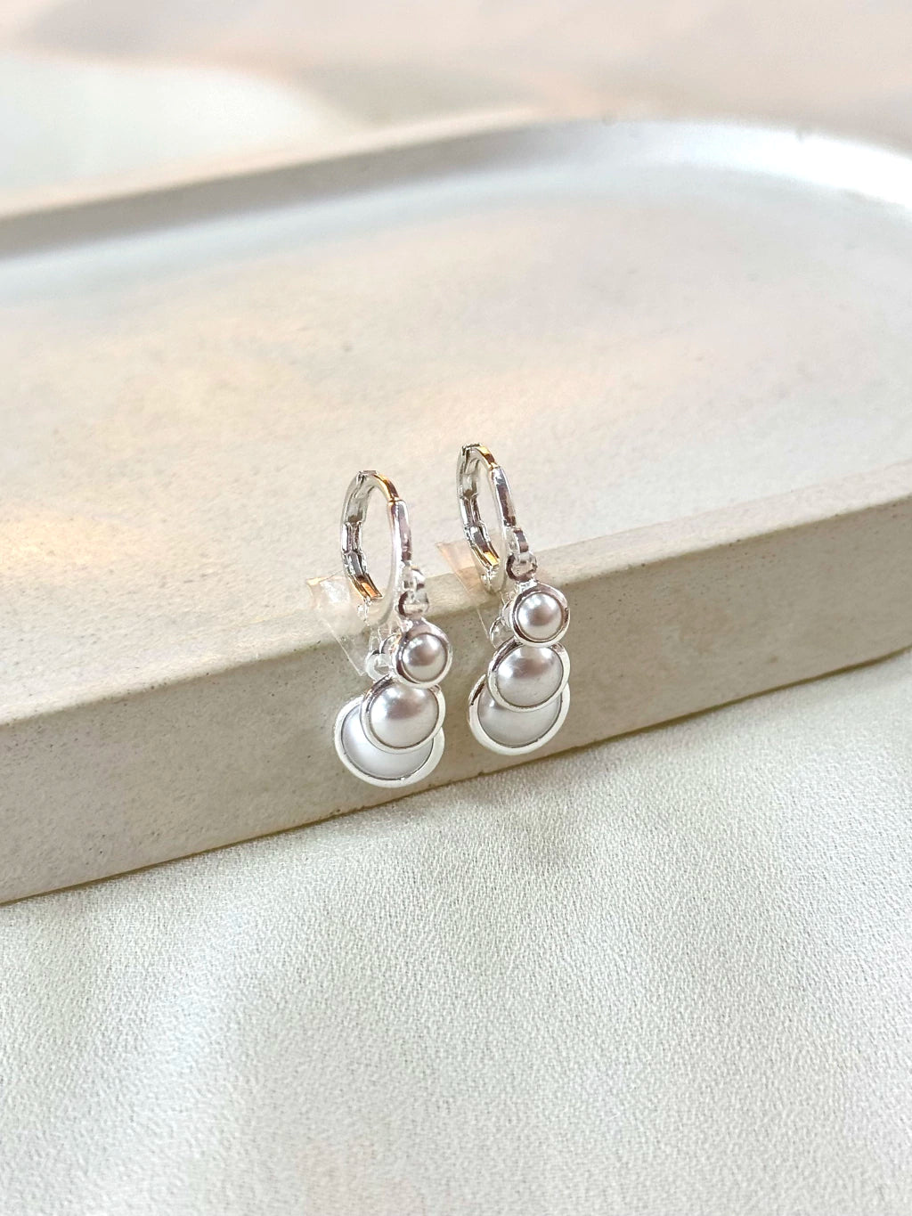 Argola três pérolas
