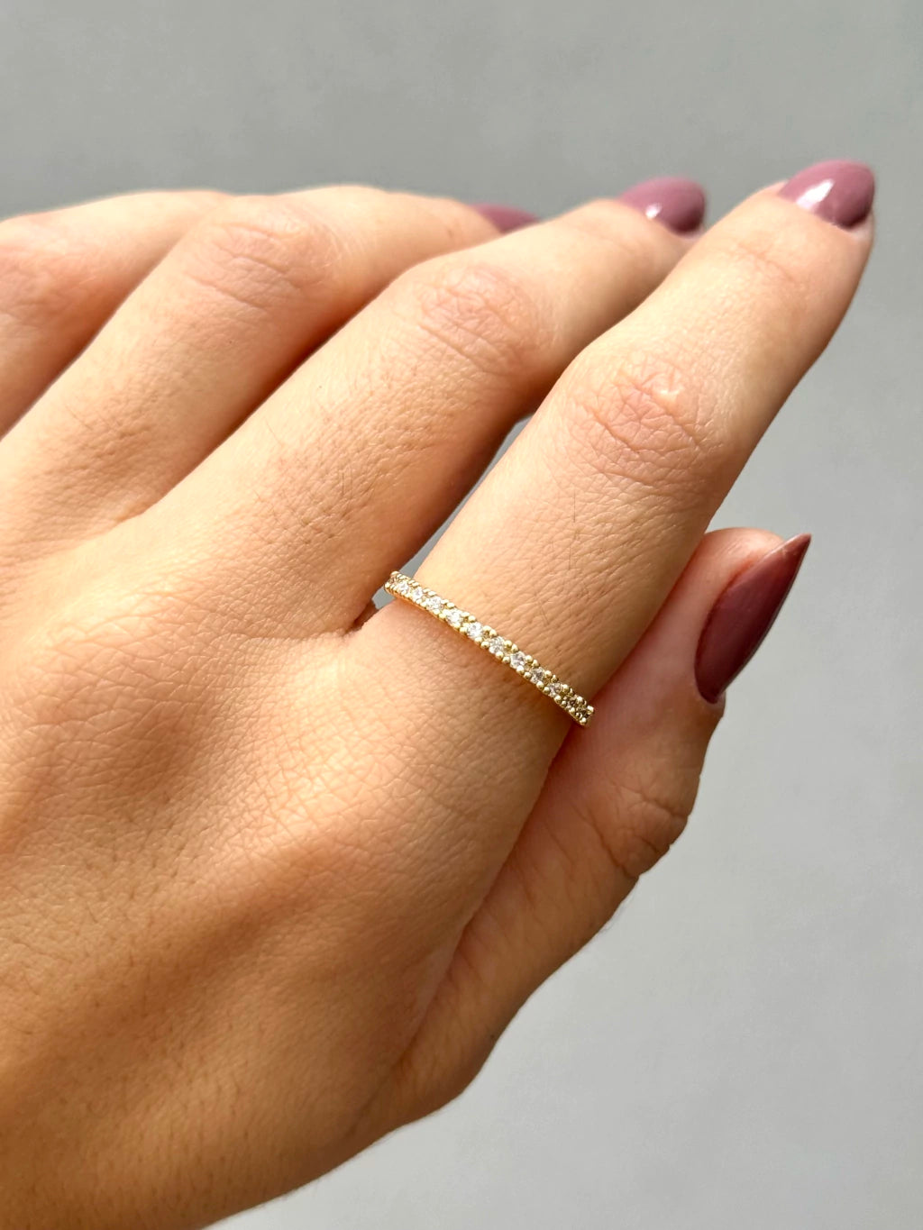 Anel aparador cravejado