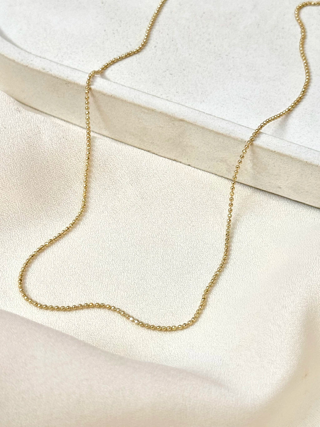 Colar bolinhas 1mm 40cm