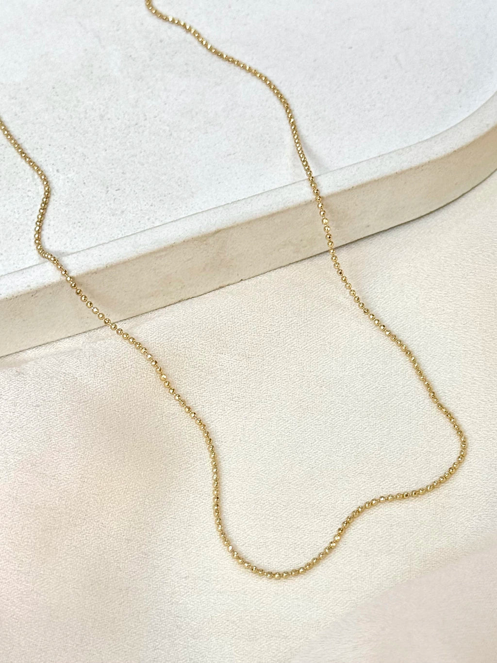 Colar bolinhas 1mm 40cm