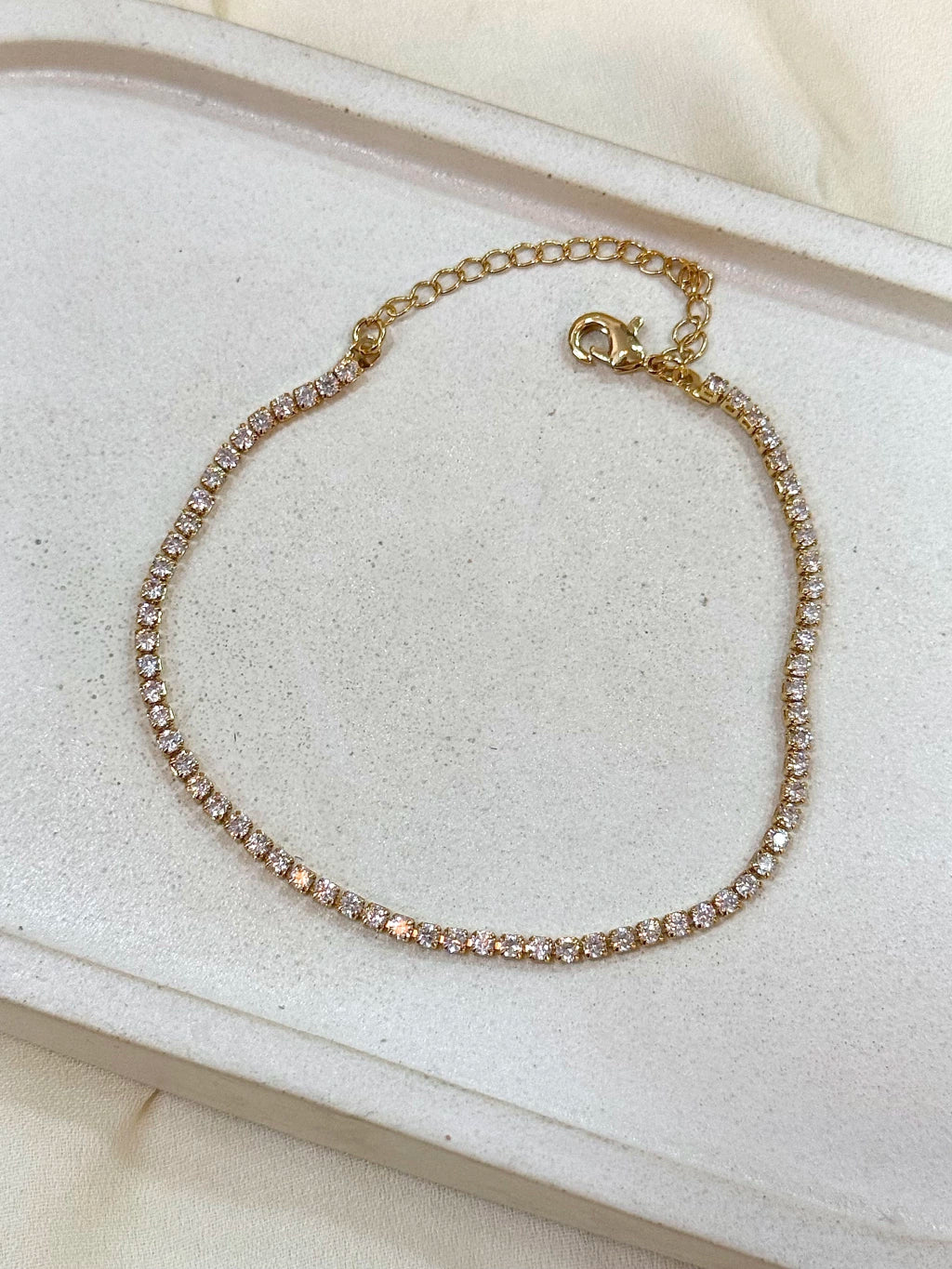 Pulseira riviera cristal