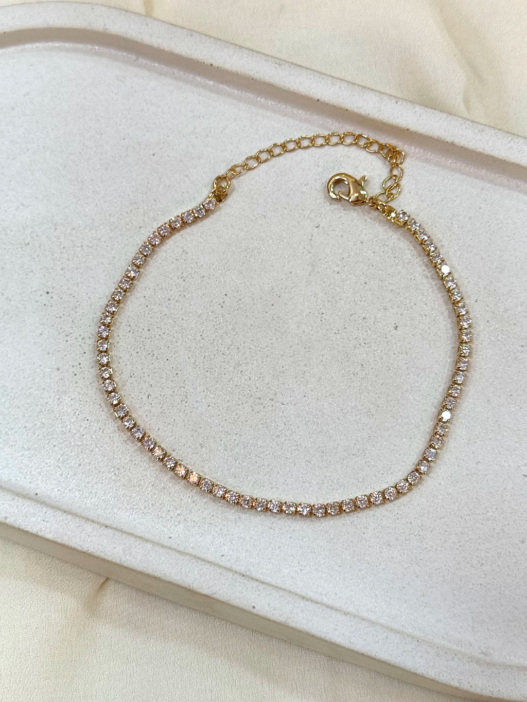 Pulseira riviera cristal