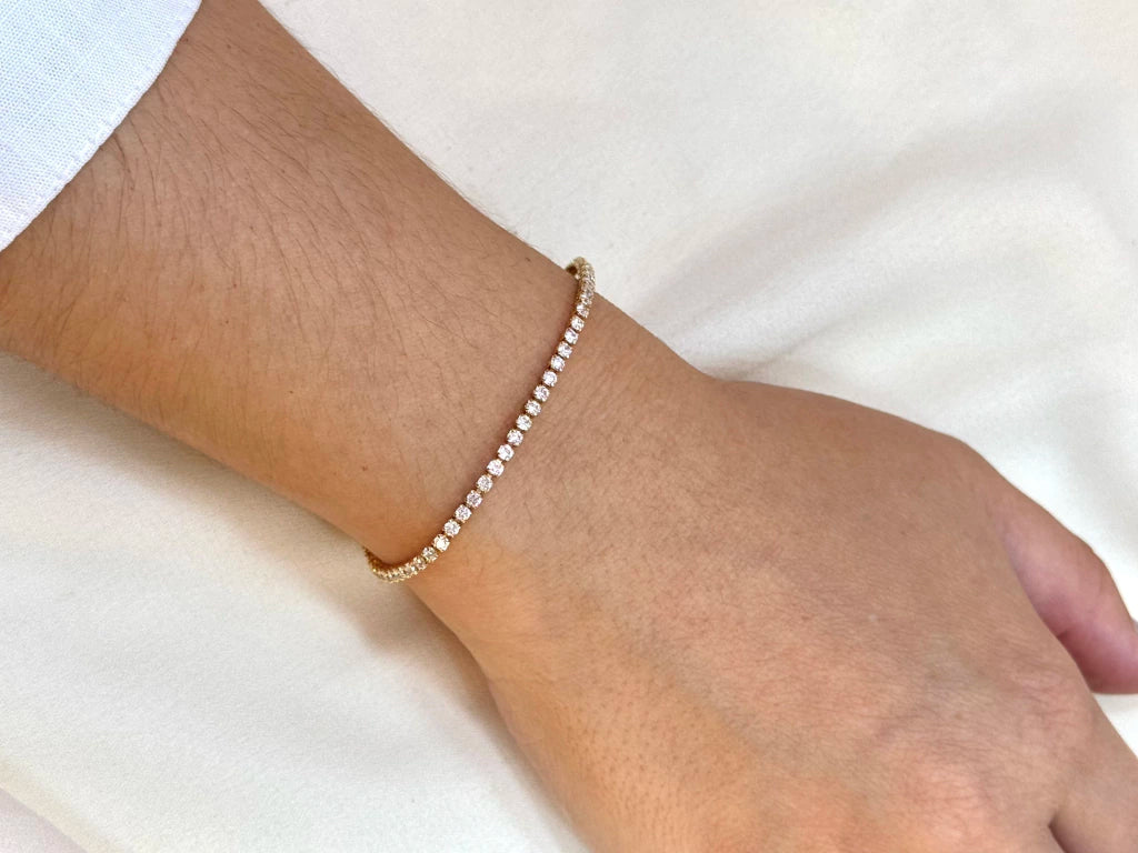 Pulseira riviera cristal
