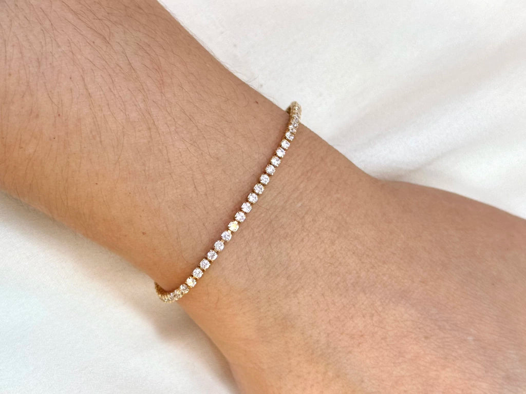 Pulseira riviera cristal