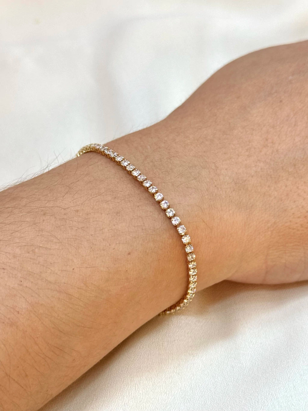 Pulseira riviera cristal