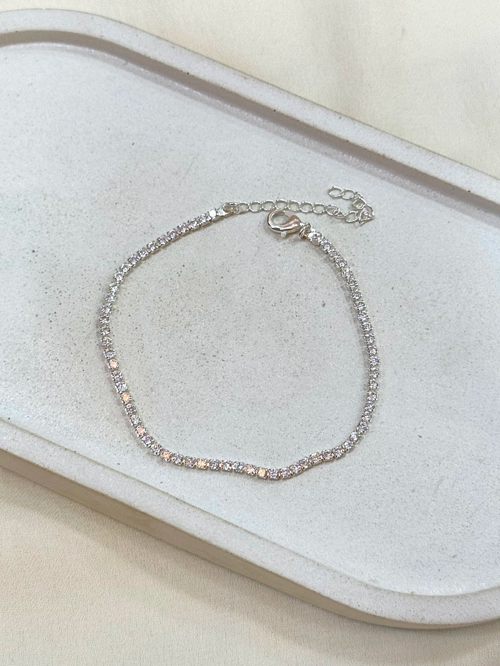 Pulseira riviera cristal