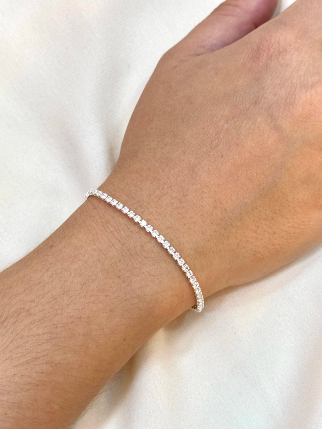 Pulseira riviera cristal