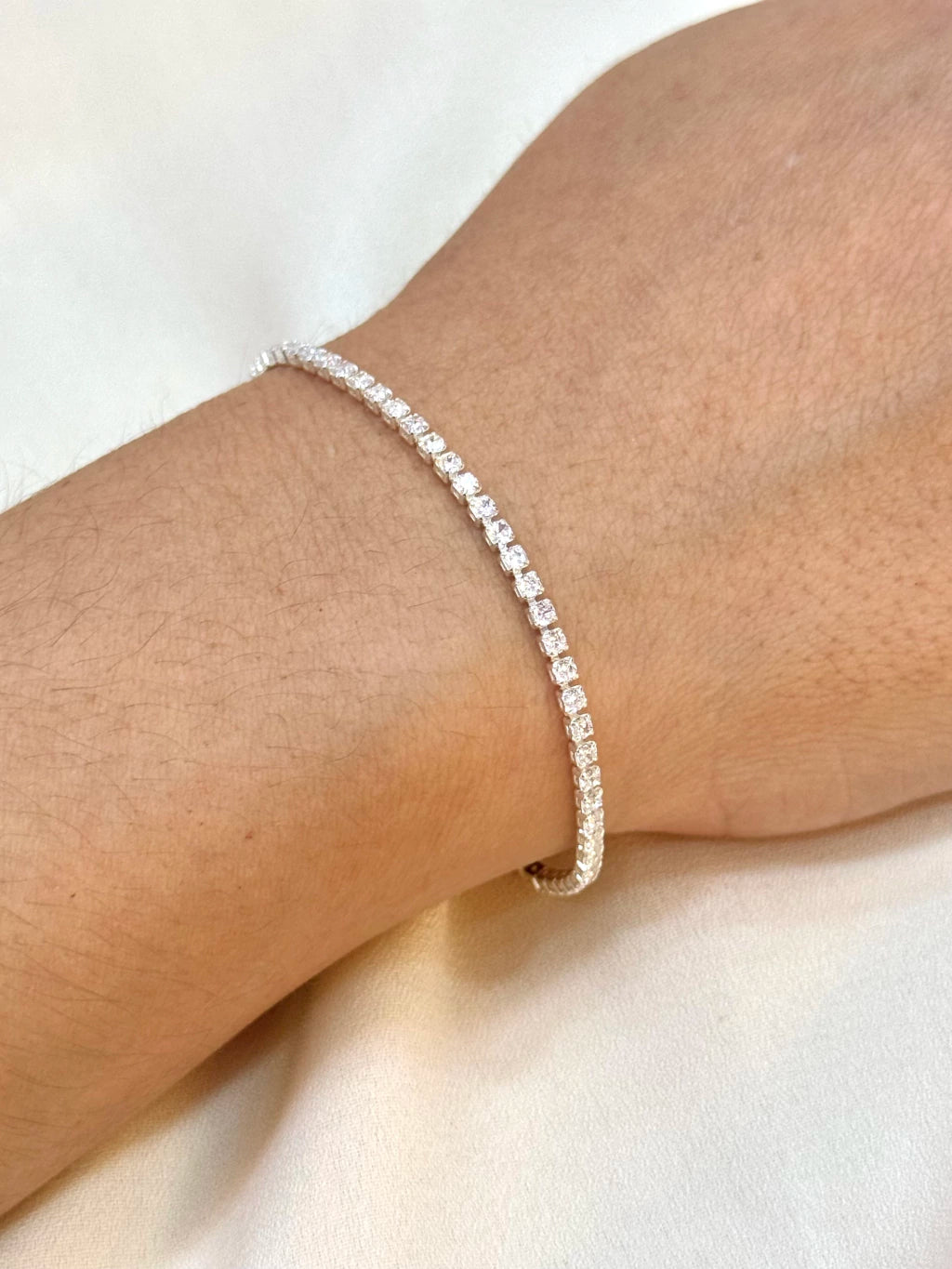 Pulseira riviera cristal